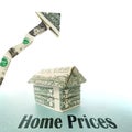 Home prices Royalty Free Stock Photo