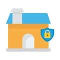 Home protection Isolated Vector icon which can easily modify or edit Royalty Free Stock Photo