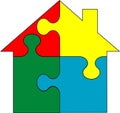 Home in puzzle -