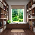 Home reading concept.