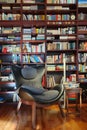 Quiet and comfortable home reading corner Royalty Free Stock Photo