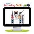 Home Recording Studio on Computer