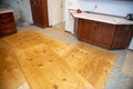 Home Remodeling, Kitchen Floor, Flooring Royalty Free Stock Photo