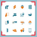 Home renovation icons | In a frame series