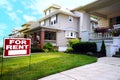 Home For Rent Sign Royalty Free Stock Photo