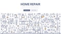 Home Repair Doodle Concept Royalty Free Stock Photo