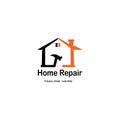 Home Repair logo template vector icon Royalty Free Stock Photo