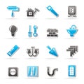 Home repair and renovation icons