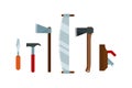 Home repair tools vector set. Royalty Free Stock Photo