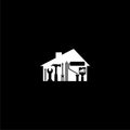 Home repairs icon isolated on dark background