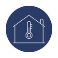 home, room, house, temperature, meter, temperature, home temperature measure icon