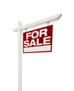 Home For Sale Real Estate Sign with Clipping Path Royalty Free Stock Photo