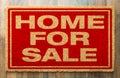 Home For Sale Welcome Mat On A Wood Floor Background Royalty Free Stock Photo