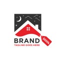 Home sales logo design Royalty Free Stock Photo