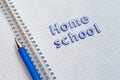 Home school. New normal concept Royalty Free Stock Photo