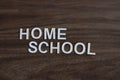 Home school theme images. concept of parents home schooling due to covid Royalty Free Stock Photo