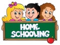 Home schooling theme sign 5