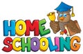 Home schooling theme sign 2