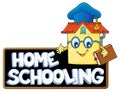 Home schooling theme sign 7