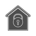 home search icon. Element of minimalistic for mobile concept and web apps icon. Glyph, flat icon for website design and Royalty Free Stock Photo