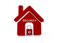 Home security icon Royalty Free Stock Photo