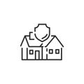 Home Security Icon Royalty Free Stock Photo