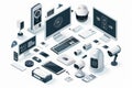 Home security systems use high-speed Wi-Fi to manage comprehensive surveillance, enhancing protection and observation through secu