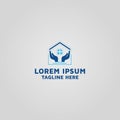 Home Security Vector Logo Design