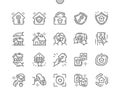 Home Security Well-crafted Pixel Perfect Vector Thin Line Icons 30 2x Grid for Web Graphics and Apps.