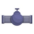 Home sewerage icon, cartoon style