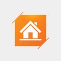 Home sign icon. Main page button. Navigation. Royalty Free Stock Photo