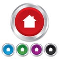 Home sign icon. Main page button. Navigation Royalty Free Stock Photo