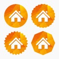 Home sign icon. Main page button. Navigation. Royalty Free Stock Photo