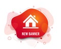 Home sign icon. Main page button. Navigation. Vector Royalty Free Stock Photo