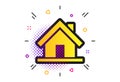 Home sign icon. Main page button. Navigation. Vector Royalty Free Stock Photo