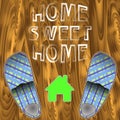 Home Slippers Poster