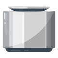 Home smart speaker icon cartoon vector. Device talk Royalty Free Stock Photo