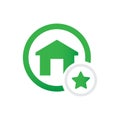 home star favorite vector icon