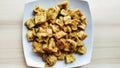 Home-style sweet spicy fried tofu sauce