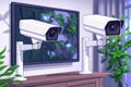 Home surveillance systems integrate video camera methods for learning security measures, employing advanced technology for protect