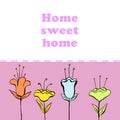 Home sweet home Royalty Free Stock Photo