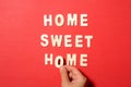 Home Sweet Home Text