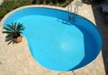 Home swimming water pool Royalty Free Stock Photo