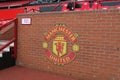 Home team chairs in Old Trafford stadium home stadium of Manchester United.