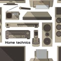 Home technics pattern