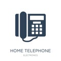 home telephone icon in trendy design style. home telephone icon isolated on white background. home telephone vector icon simple Royalty Free Stock Photo