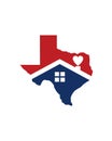 Home texas logo , real estate logo