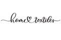 Home textiles. Concept inscription typography design logo