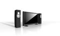 Home theater / high definition television Royalty Free Stock Photo