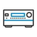 Home Theater Receiver Icon Royalty Free Stock Photo